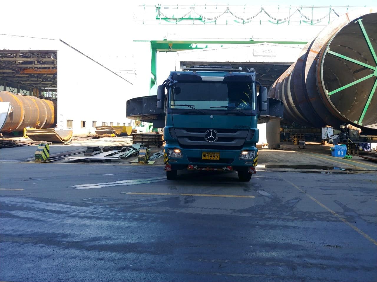초광폭 링 구조물 — 공장 반출